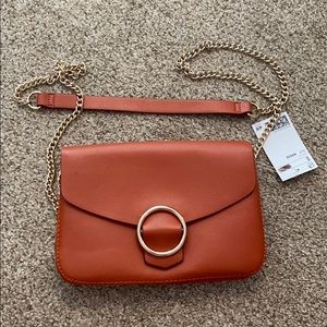 Red brown purse